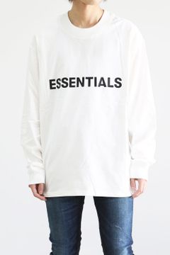 FRONT LOGO L/S TEE / ホワイト