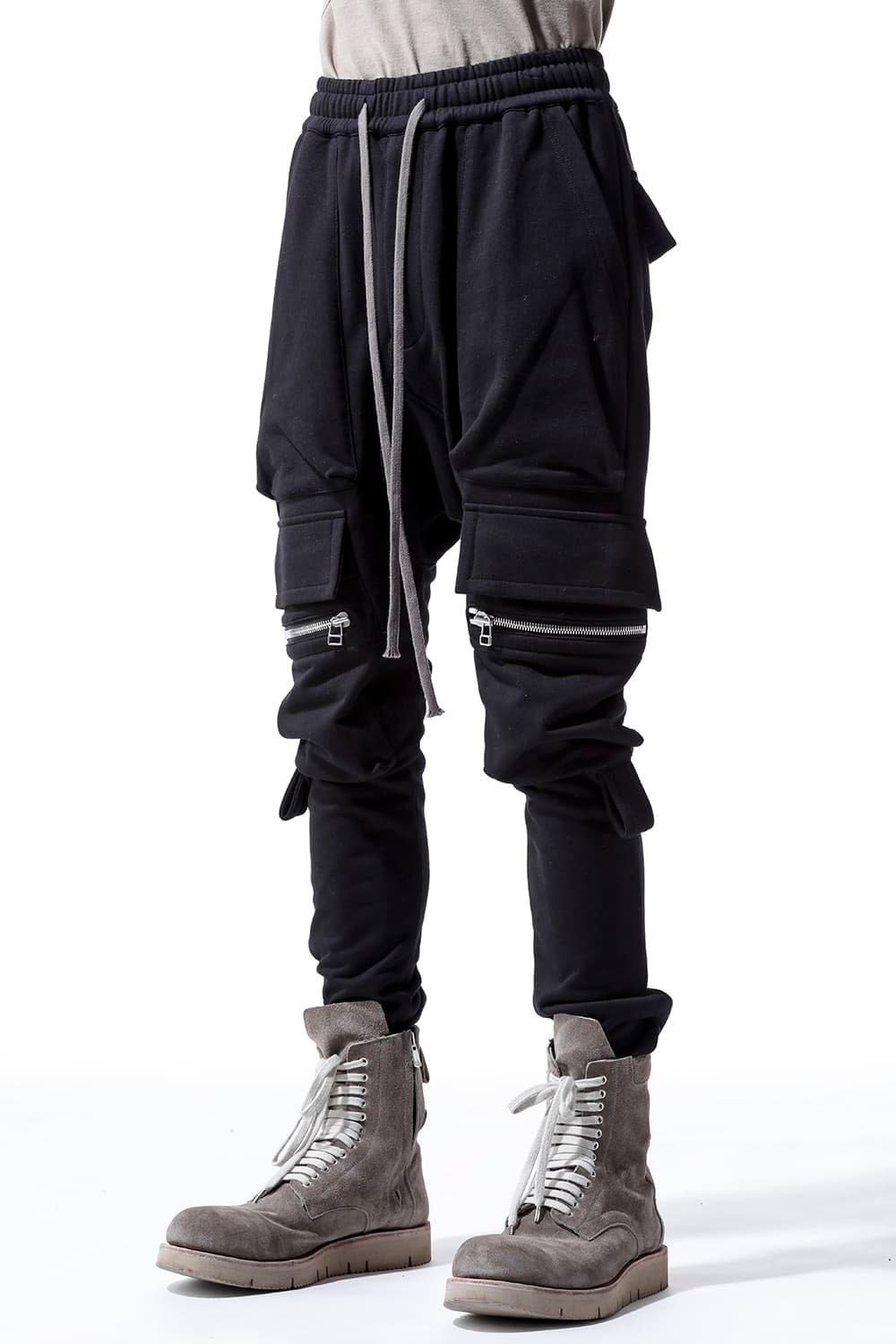 スウェットサルエルスキニー / Sweat Sarouel Skinny / ブラック