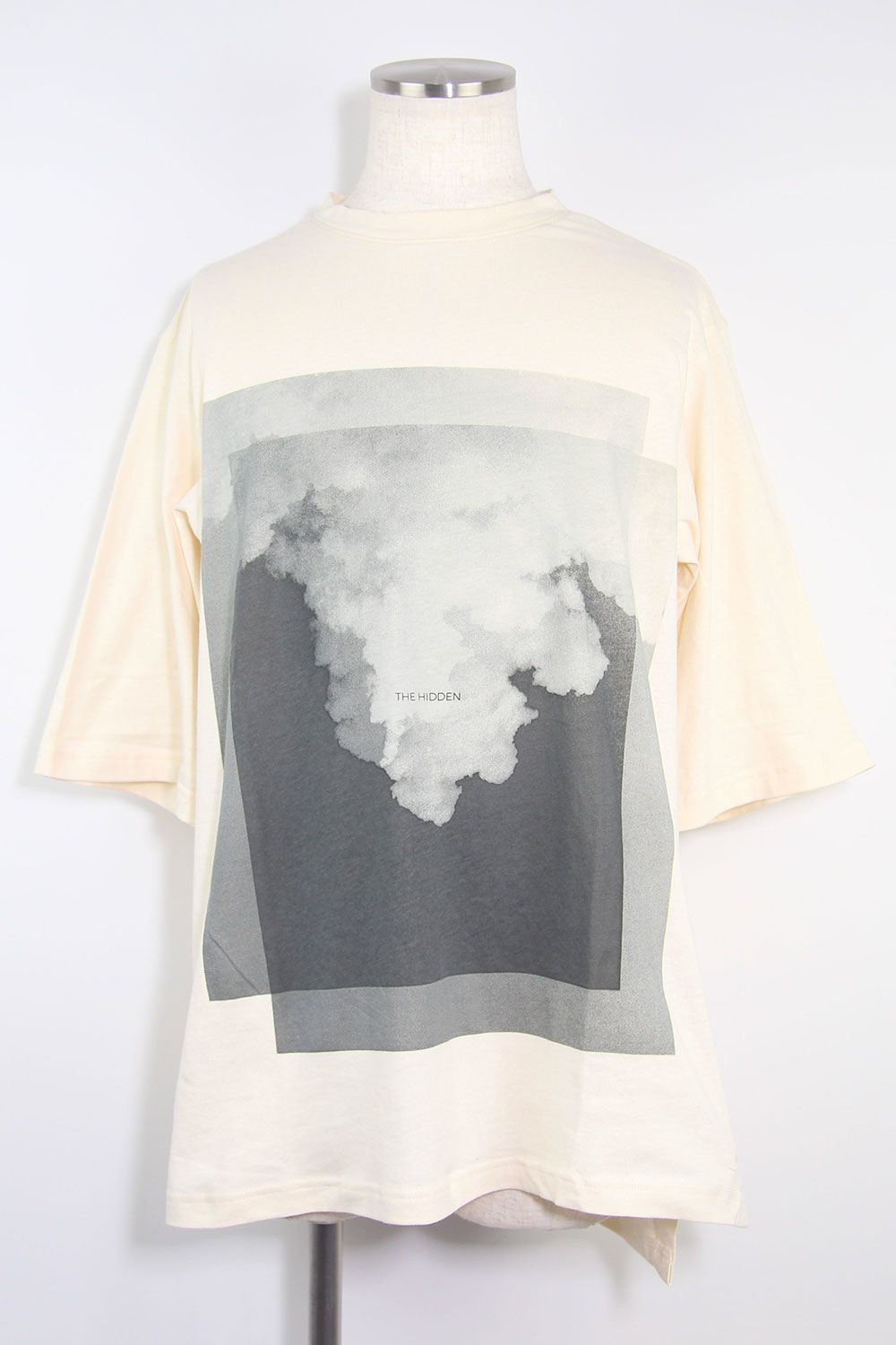 T-SHIRT 123-102 / リラックスフィットクルーネックTee / クリーム