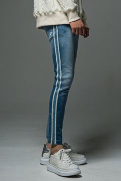 【人気継続商品】EX denim jersey BLINDLINE PT / ライトインディゴ