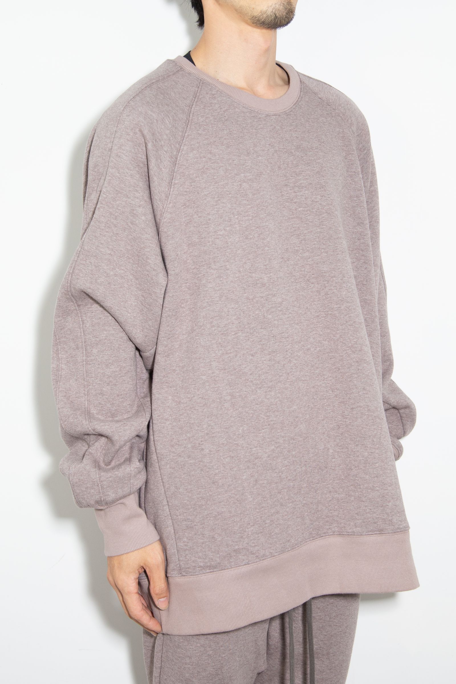 ボンバーヒートオーバーサイズスウェット / Bomber Heat Dolman Pullover / ブラウン / ag-6005
