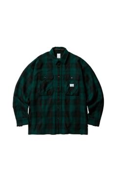 LR PLAID SHIRT / グリーン