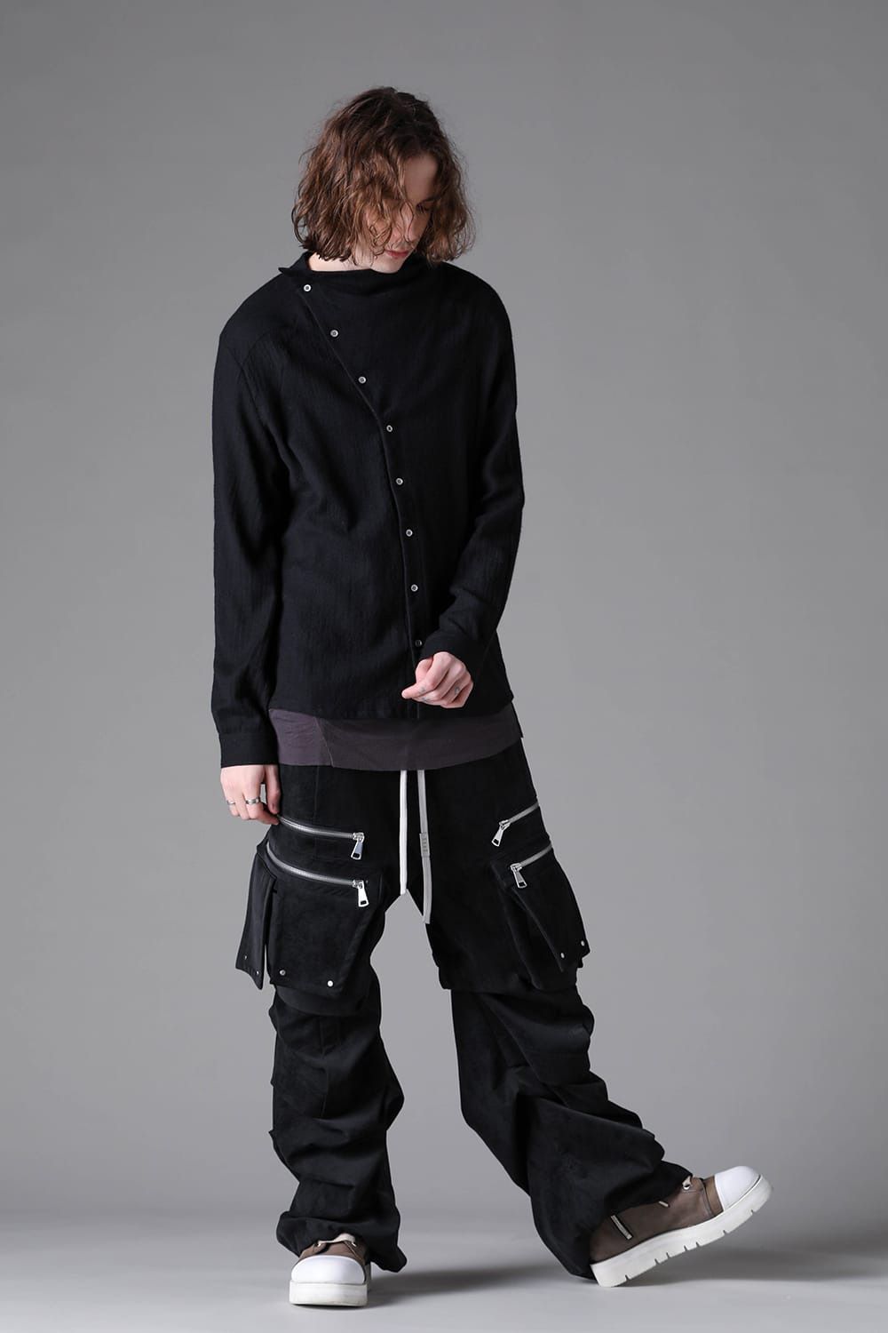 Fluid High-Neck Shirts