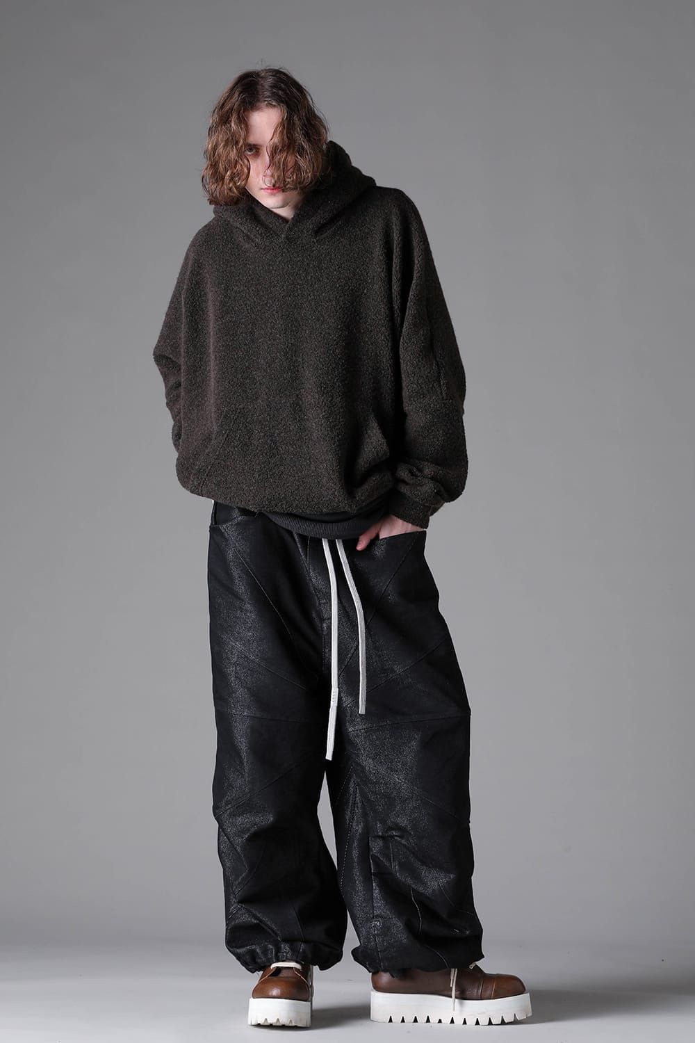 Panelled Denim Extra-Wide Pants