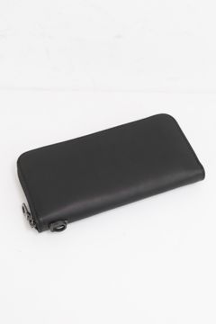 GUIDI CALF ROUND FASTNER WALLET / ブラック