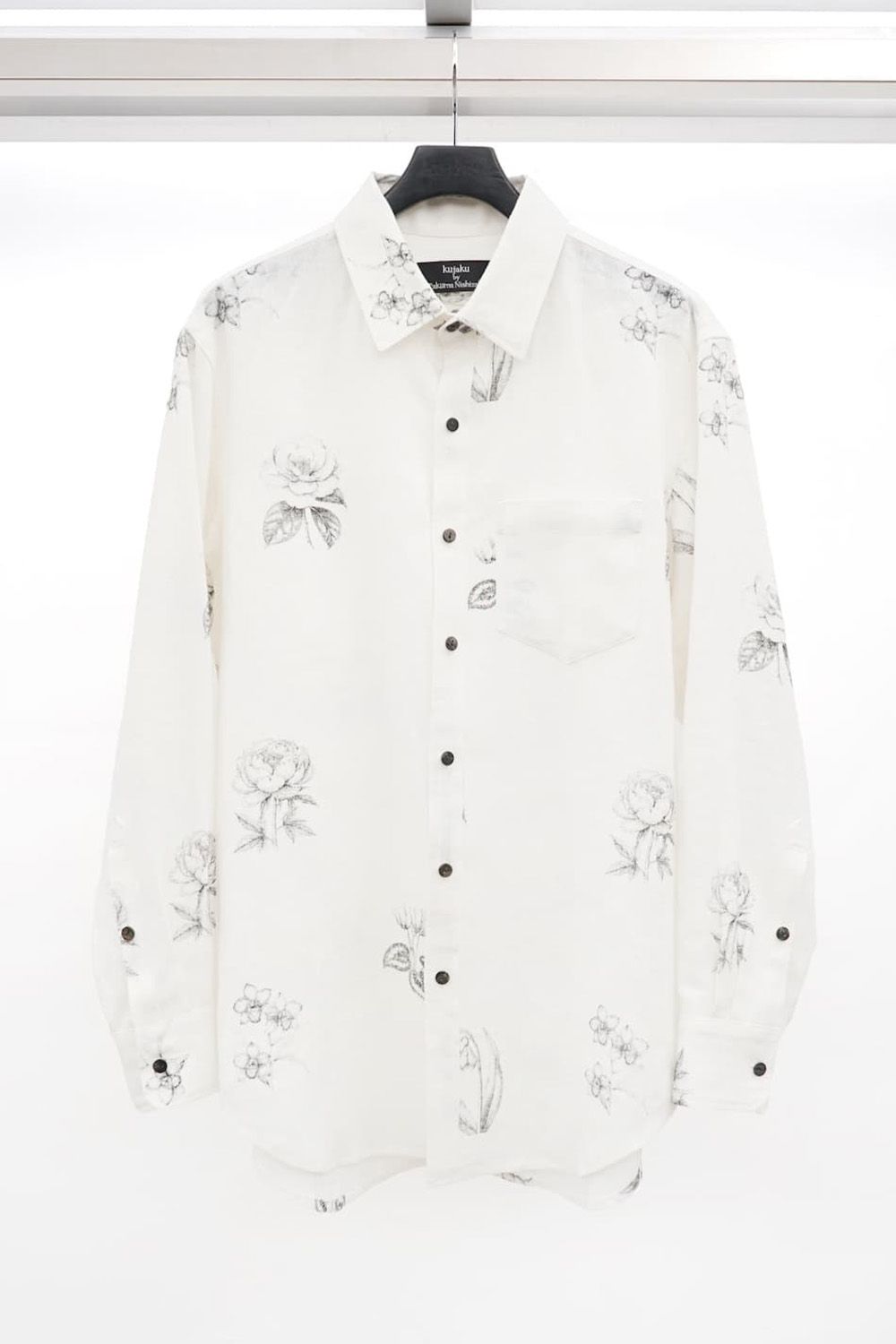 Botanical Print Dress Shirt