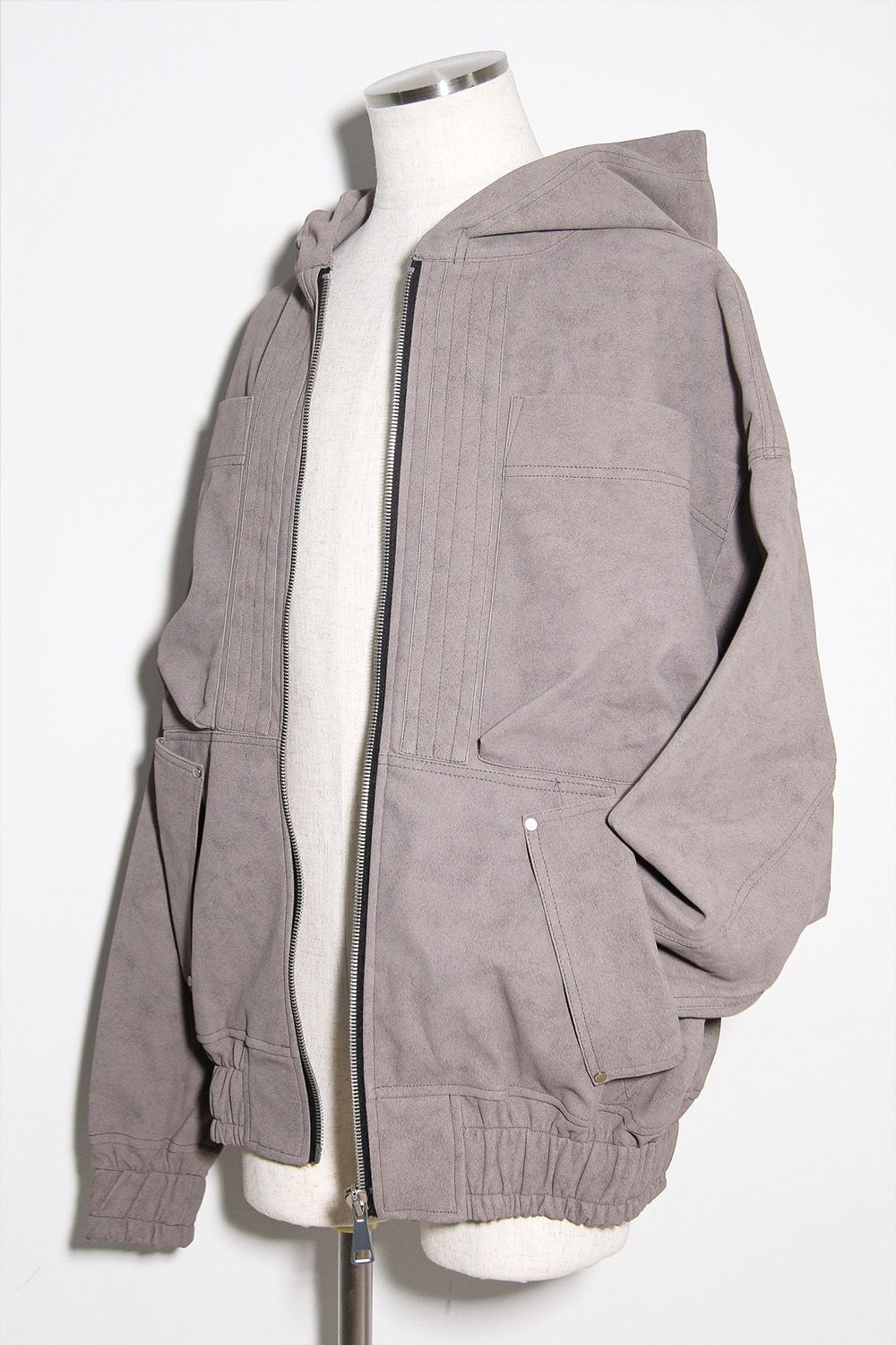 フーディーブルゾン / HOODED BLOUSON / グレー / ag-12011