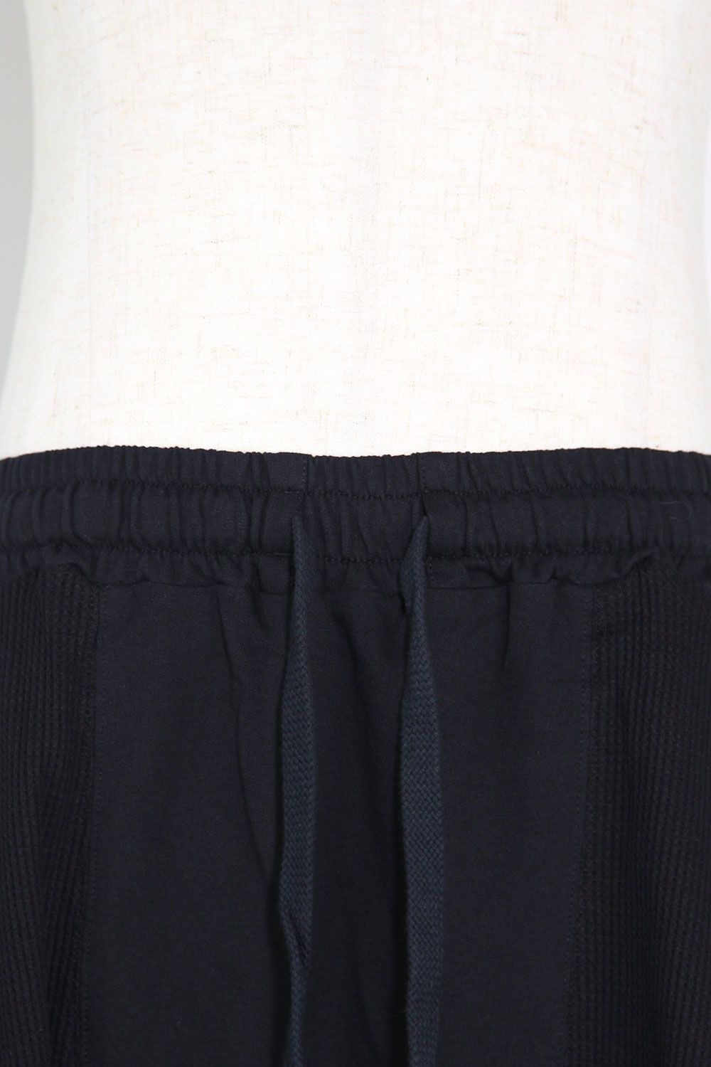 SHORTS 123-415 / ワッフルコットンイージーショーツ / ブラック