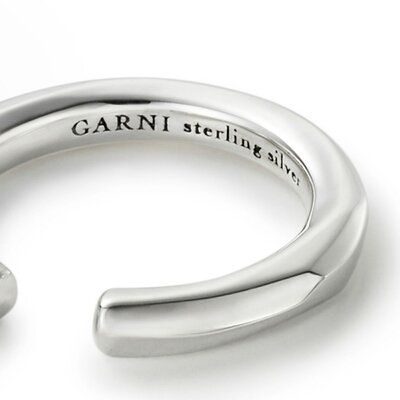 Crockery Hoop Earcuff - M - SILVER