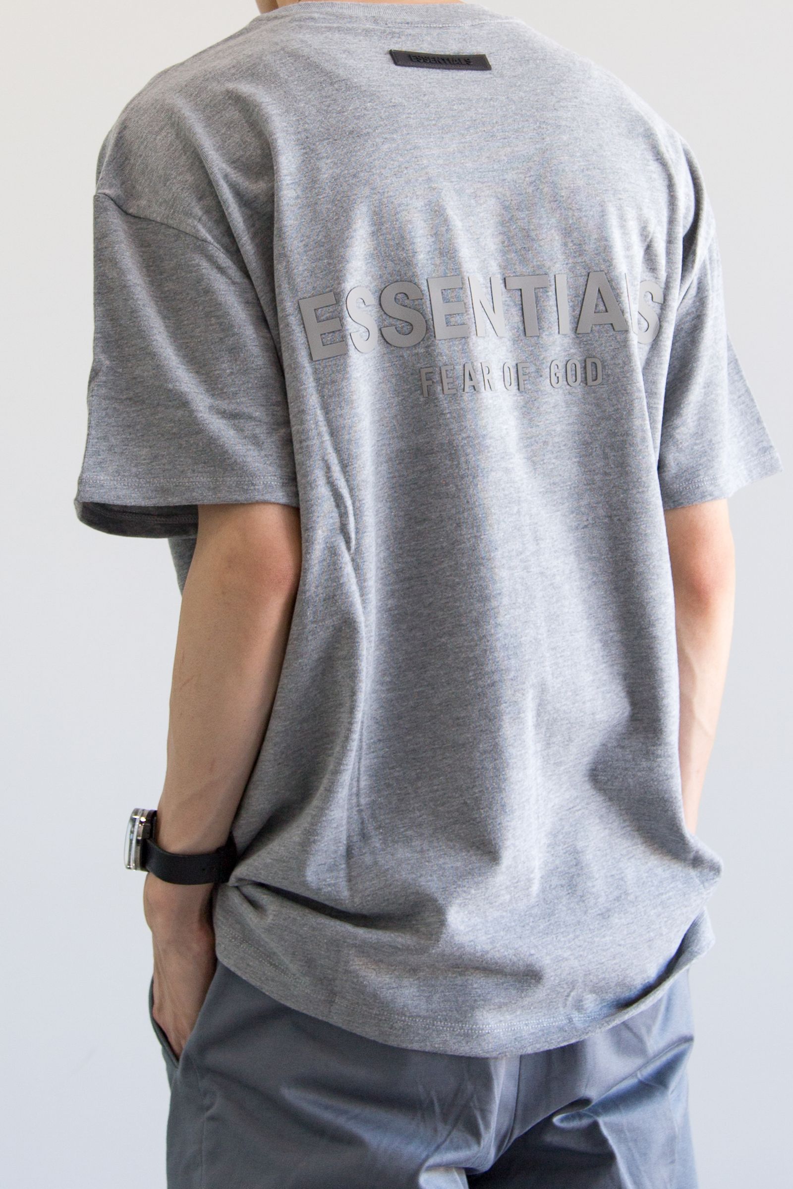 FOG ESSENTIALS - 21SS BACK LOGO S/S TEE / ダークオートミール | Tempt