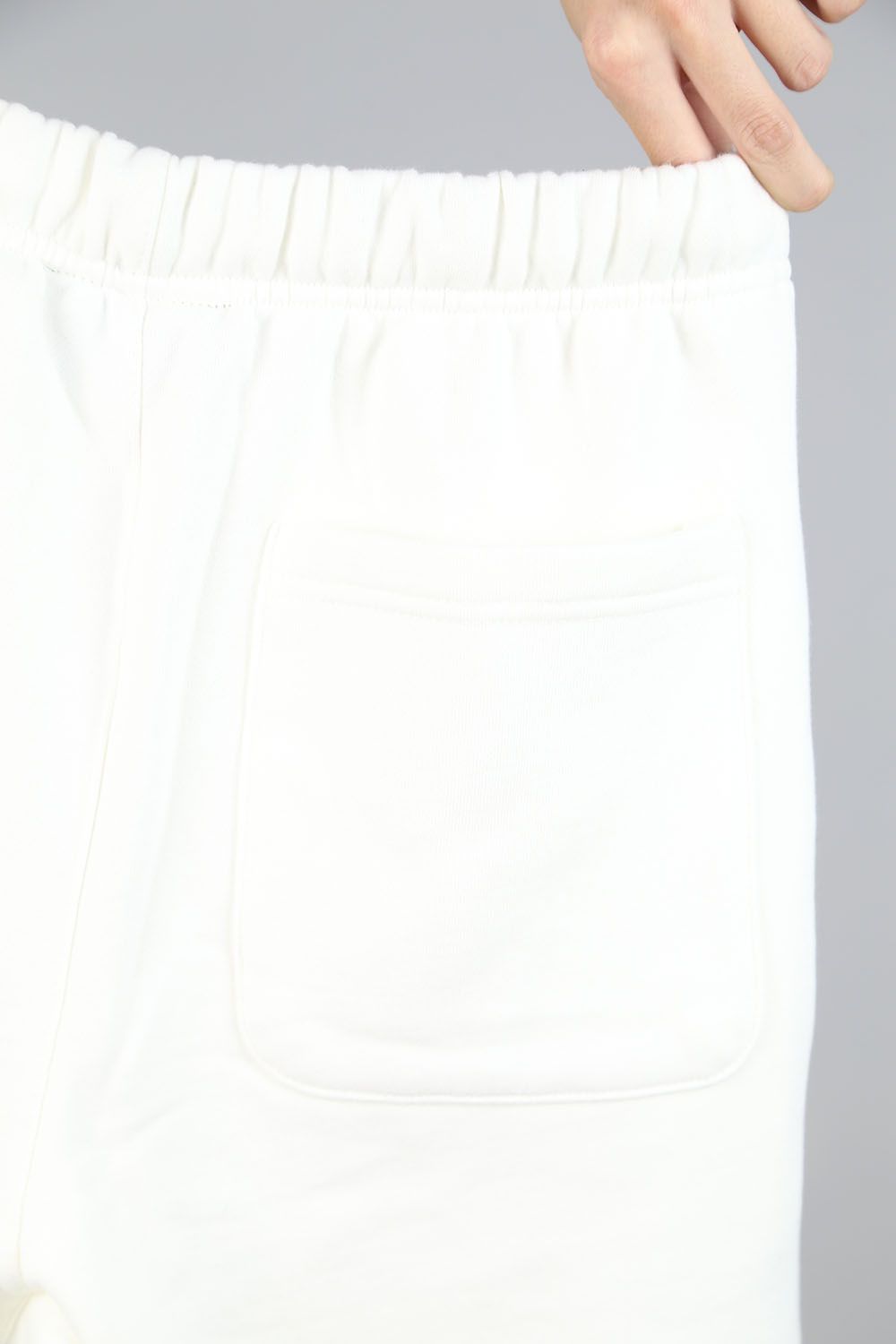 FRONT LOGO REFLECTOR SWEAT PANTS / ホワイト