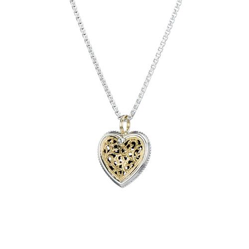 Garden Shadows Heart Pendant / GP037