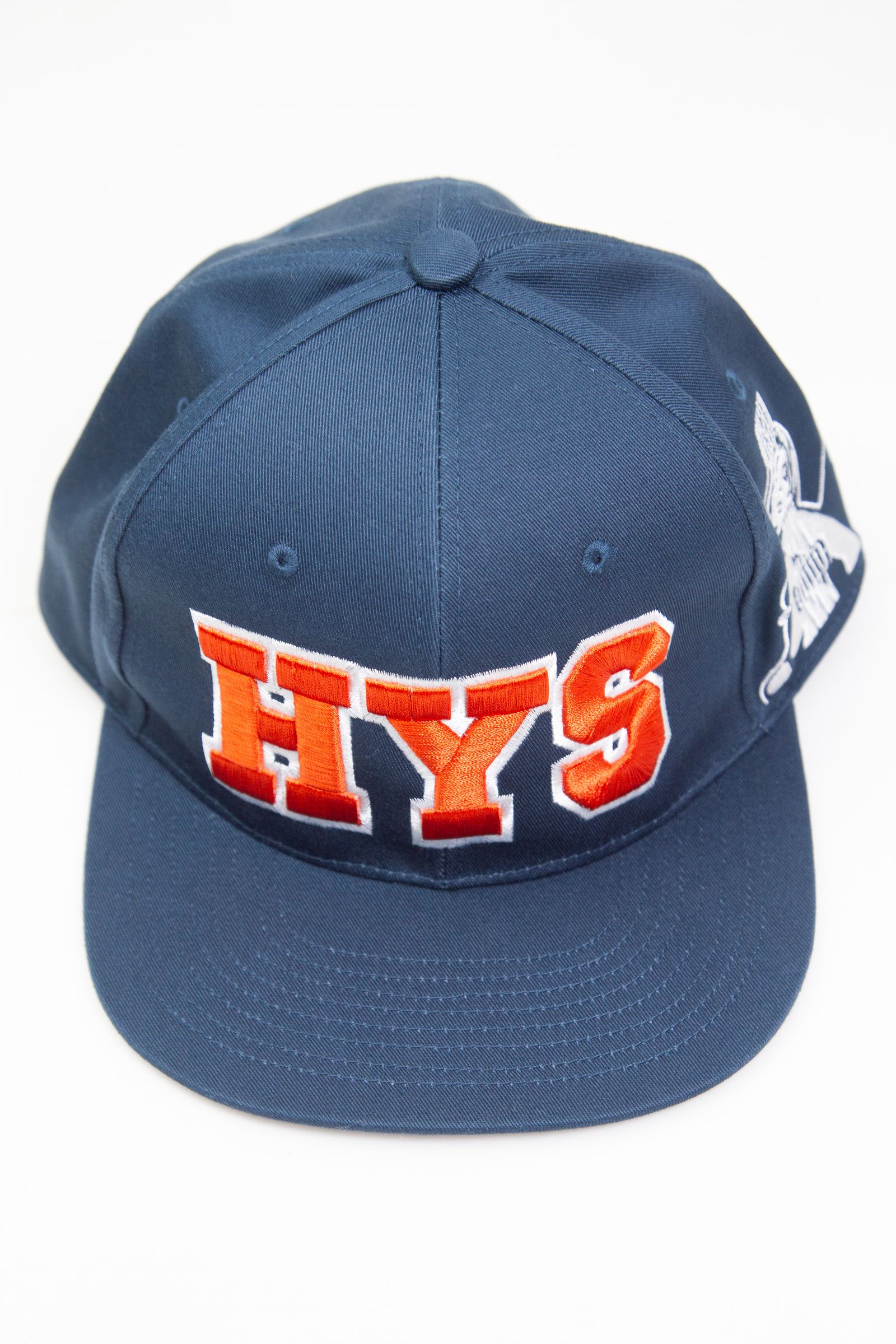 [購入は1人1点まで] HYS GUITAR GIRL刺繍 キャップ / ネイビー