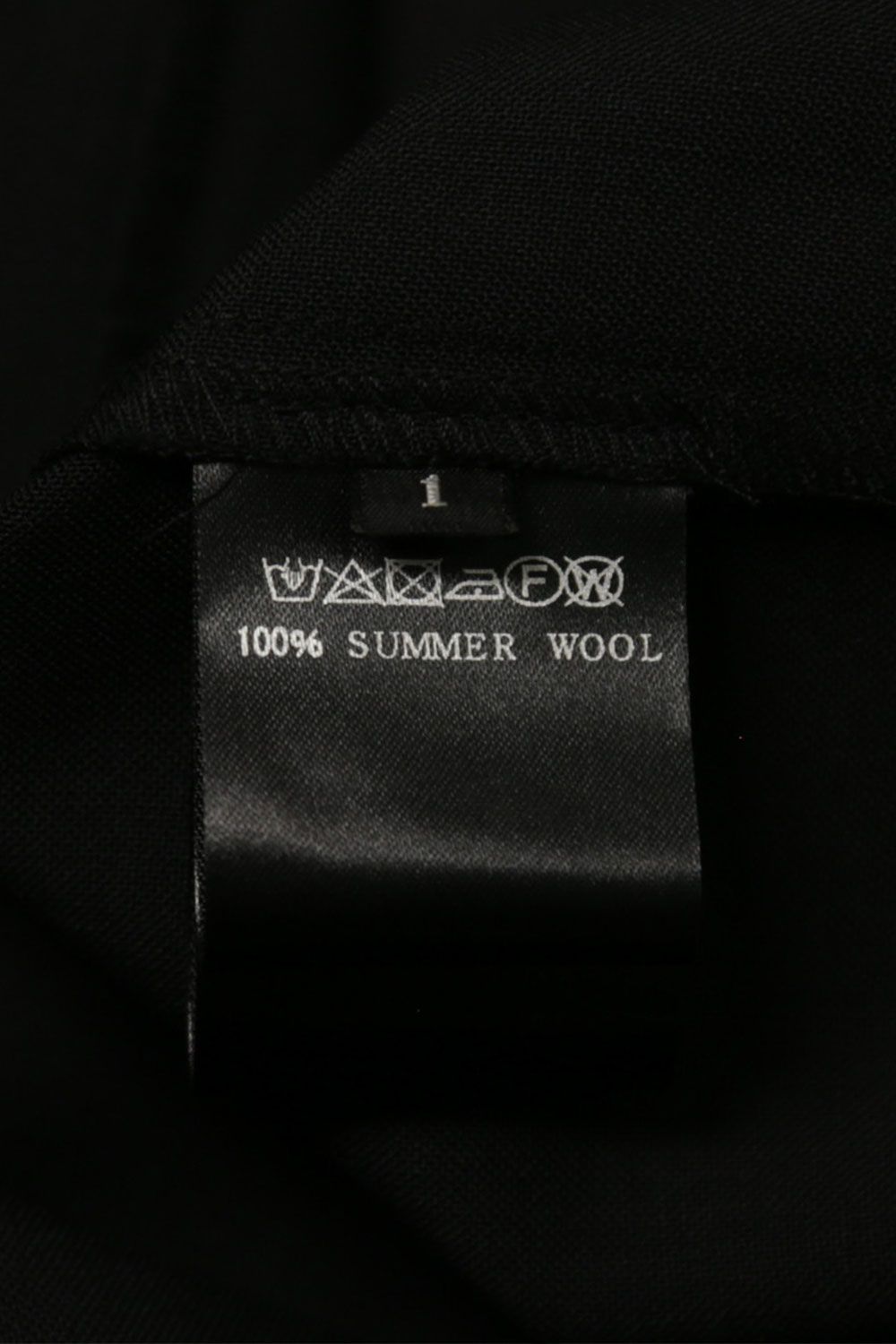 サマーウールハーフスリーブシャツ / Summer Wool Front Zip Harf Sleeve Shirts / ブラック / ag-9060-2