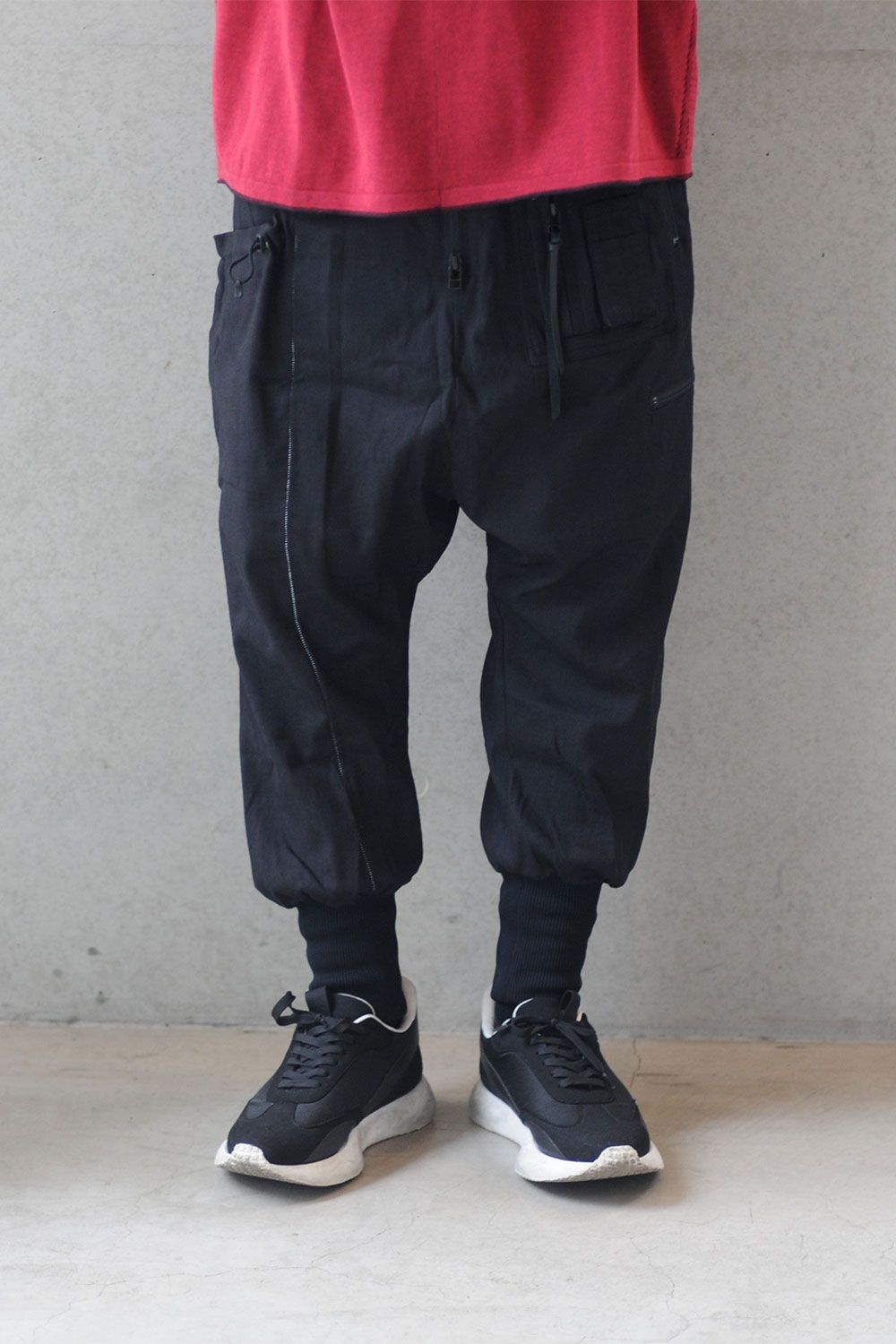 ［ラスト1点 サイズM］SOLID PARACHUTE PANTS / ブラック