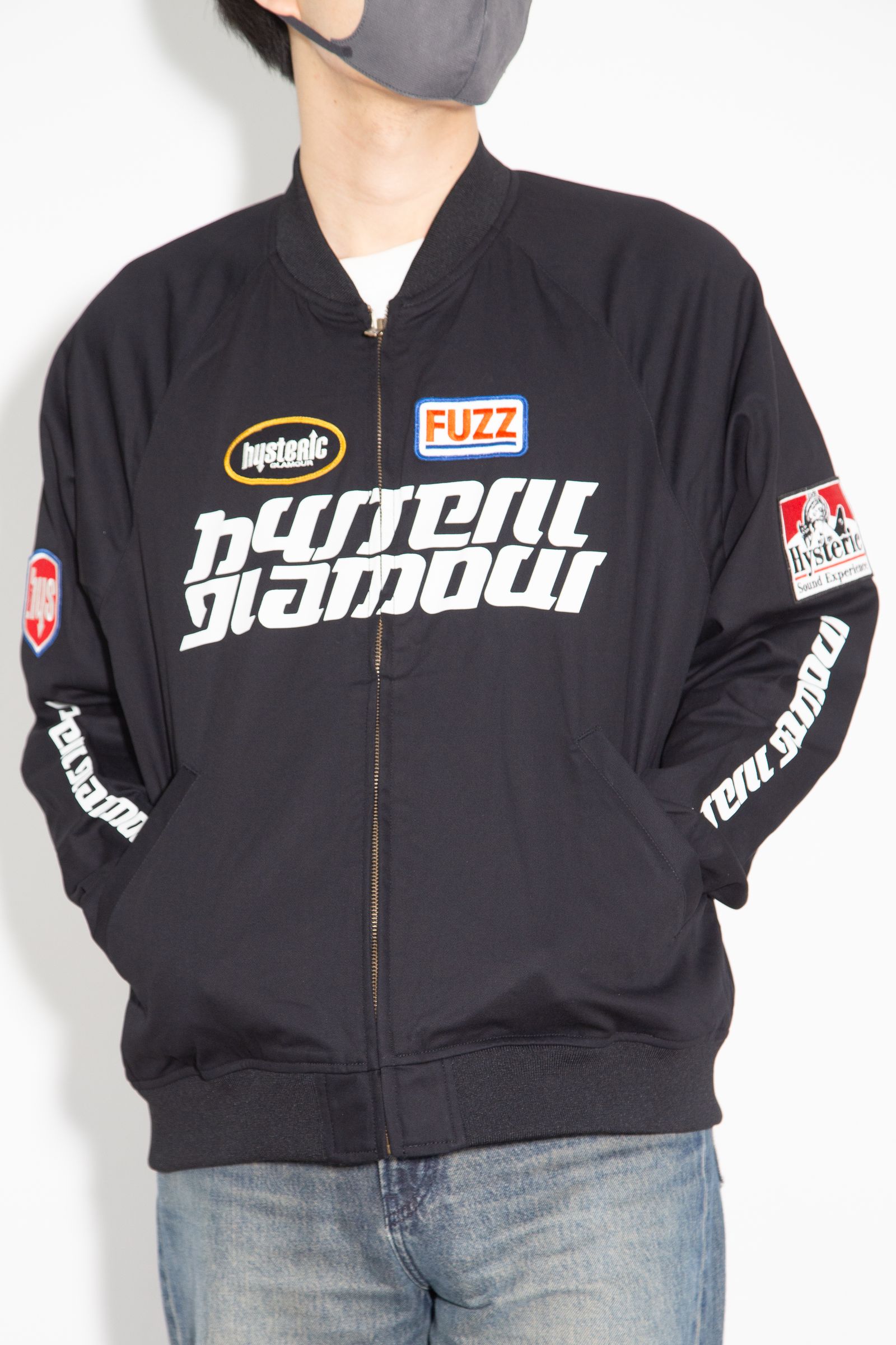 SOUND EXPERIENCE リブブルゾン / ブラック