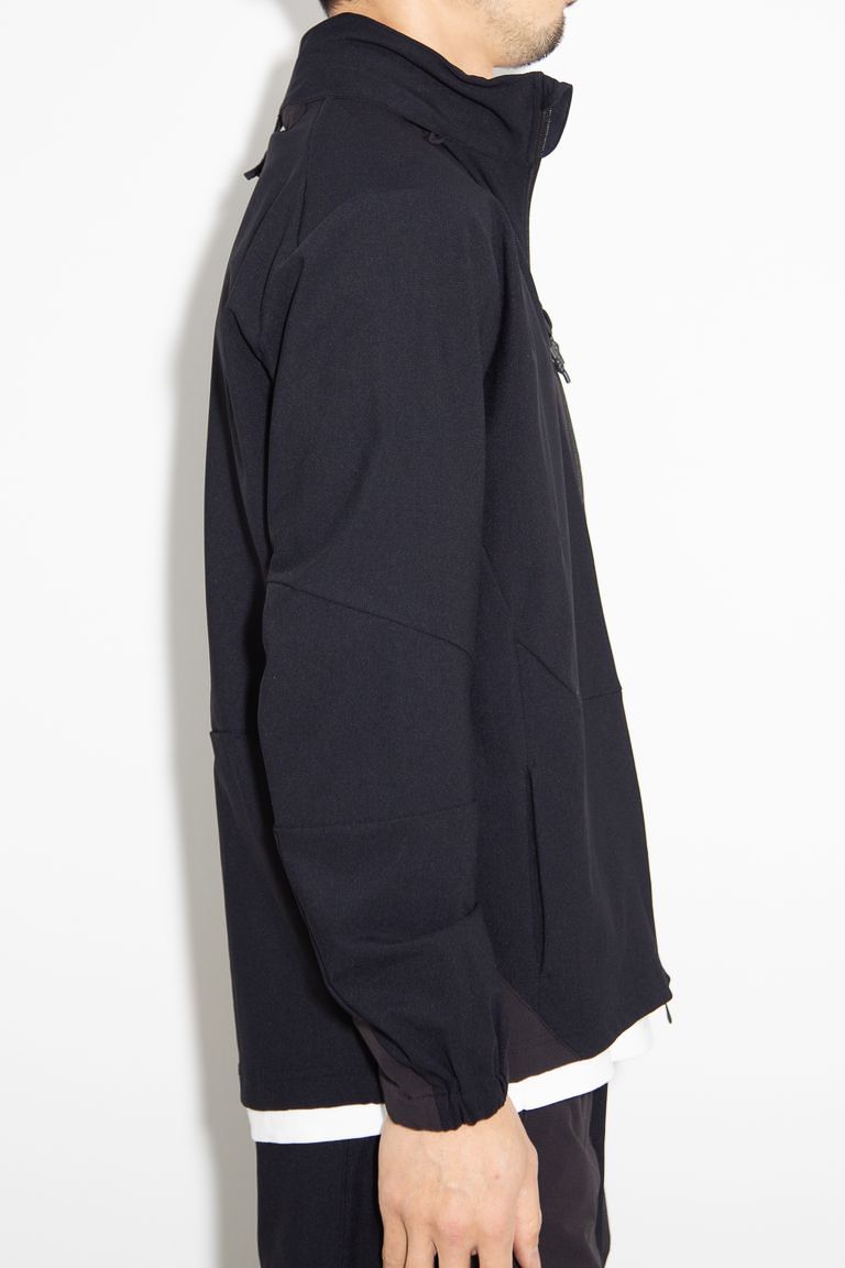 STAND HOODIE JACKET / ブラック
