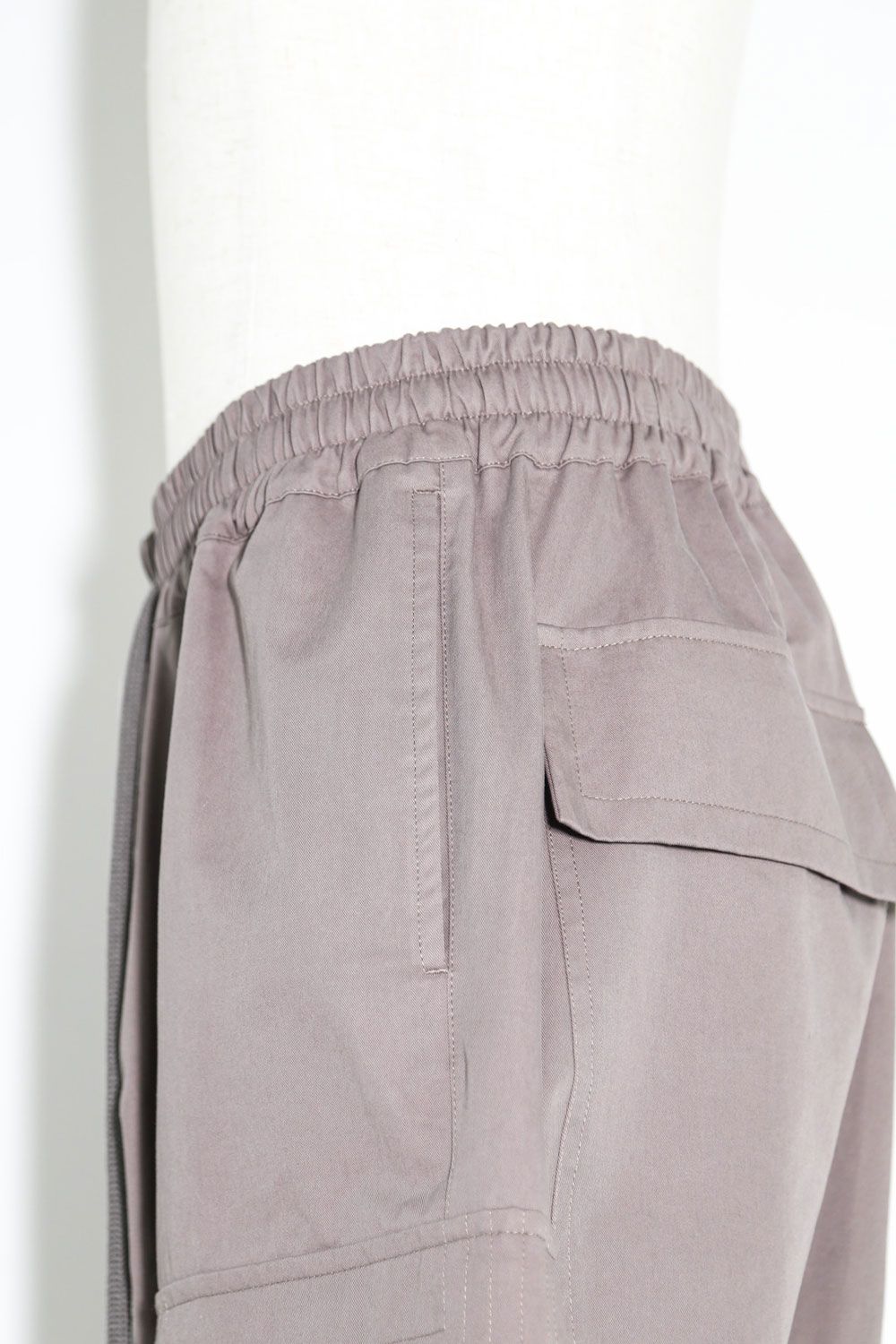 カーゴサルエルイージーパンツ / Front Zip Cargo Sarouel Easy Pants / グレー