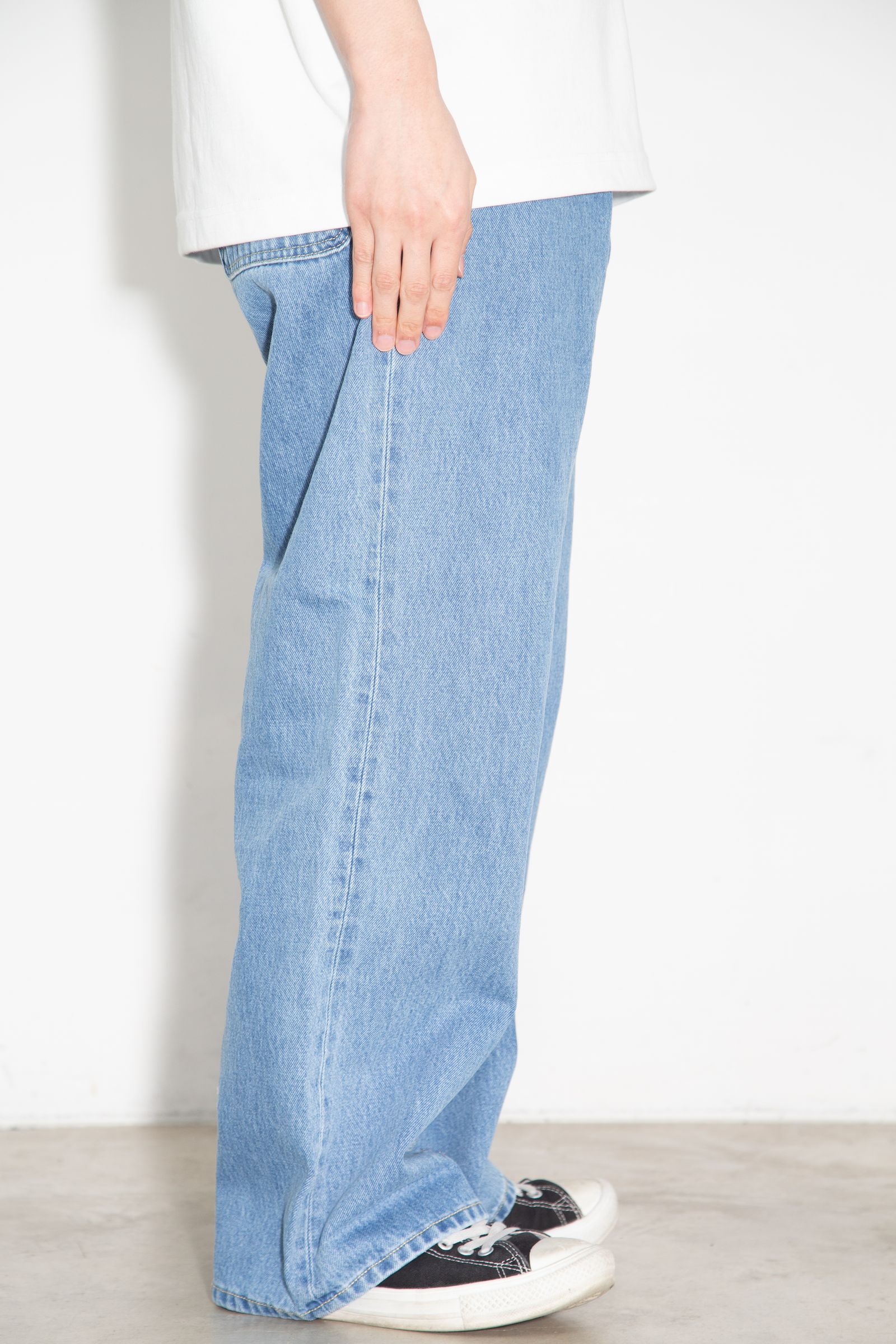 RAGE LOGO DENIM PANTS / ライトインディゴ