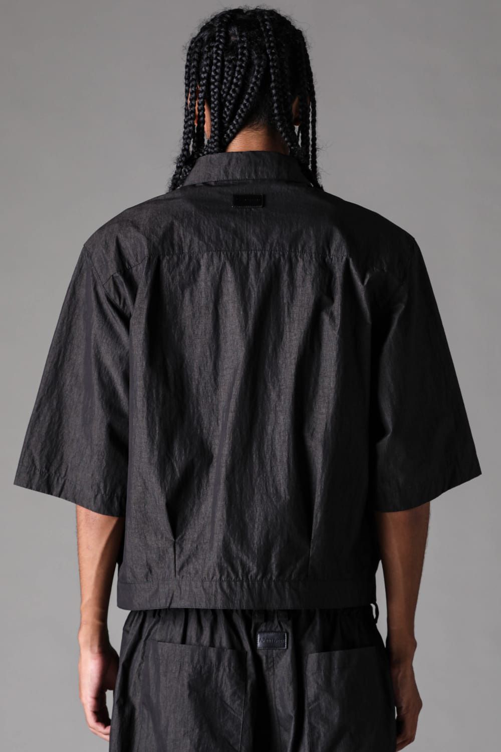 Zip Harf Sleeve Shirts