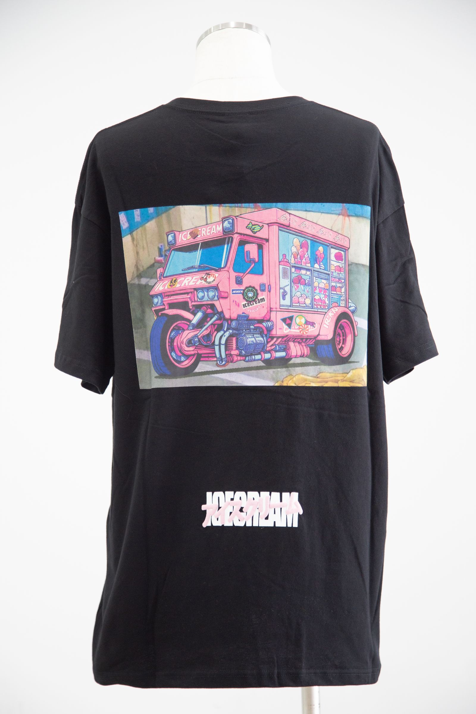 [ラスト1点 サイズL] 【ICECREAM】CYBER TRUCK T-SHIRT / ブラック