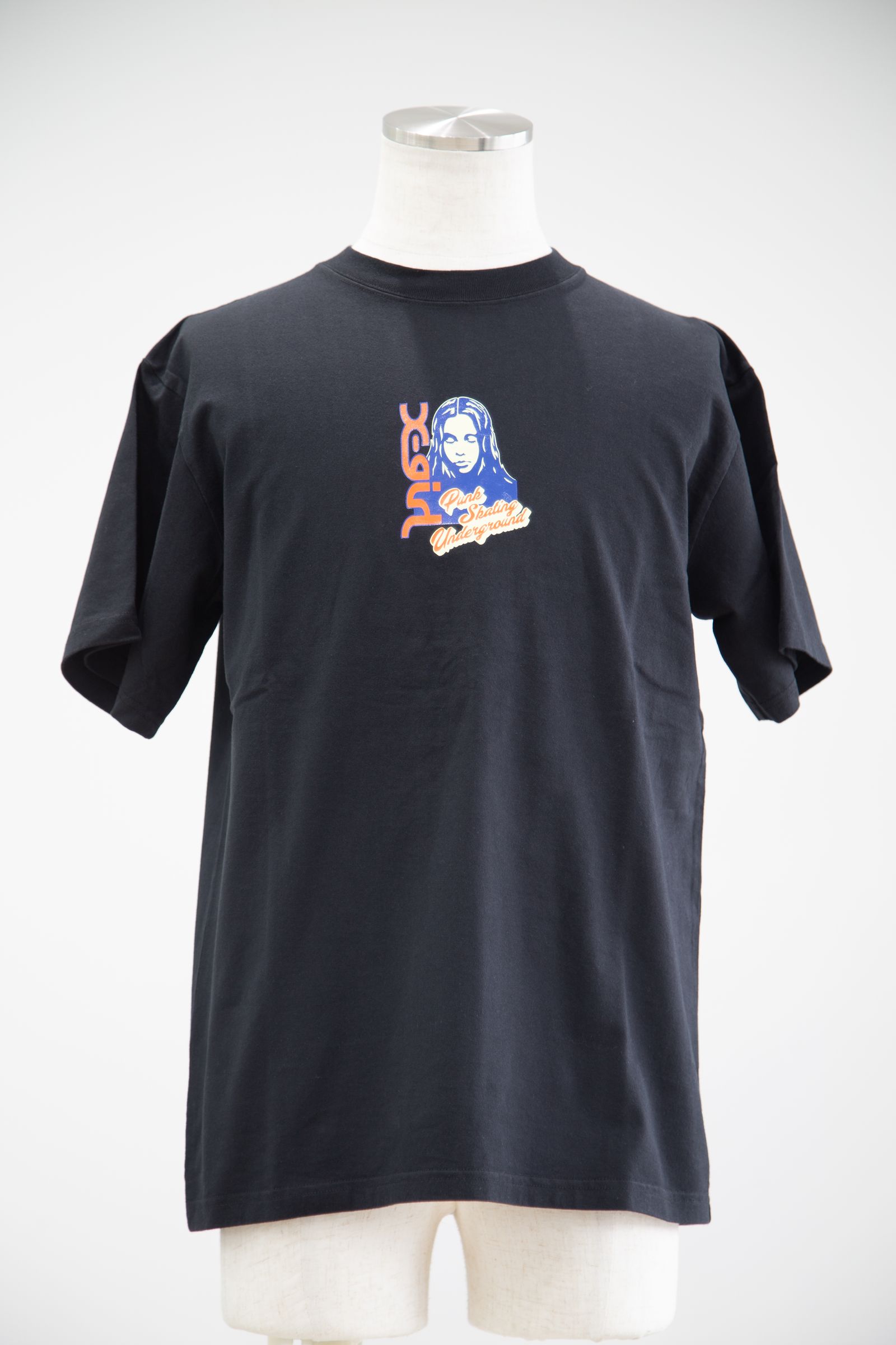 FACE AND LOGO S/S TEE / ブラック