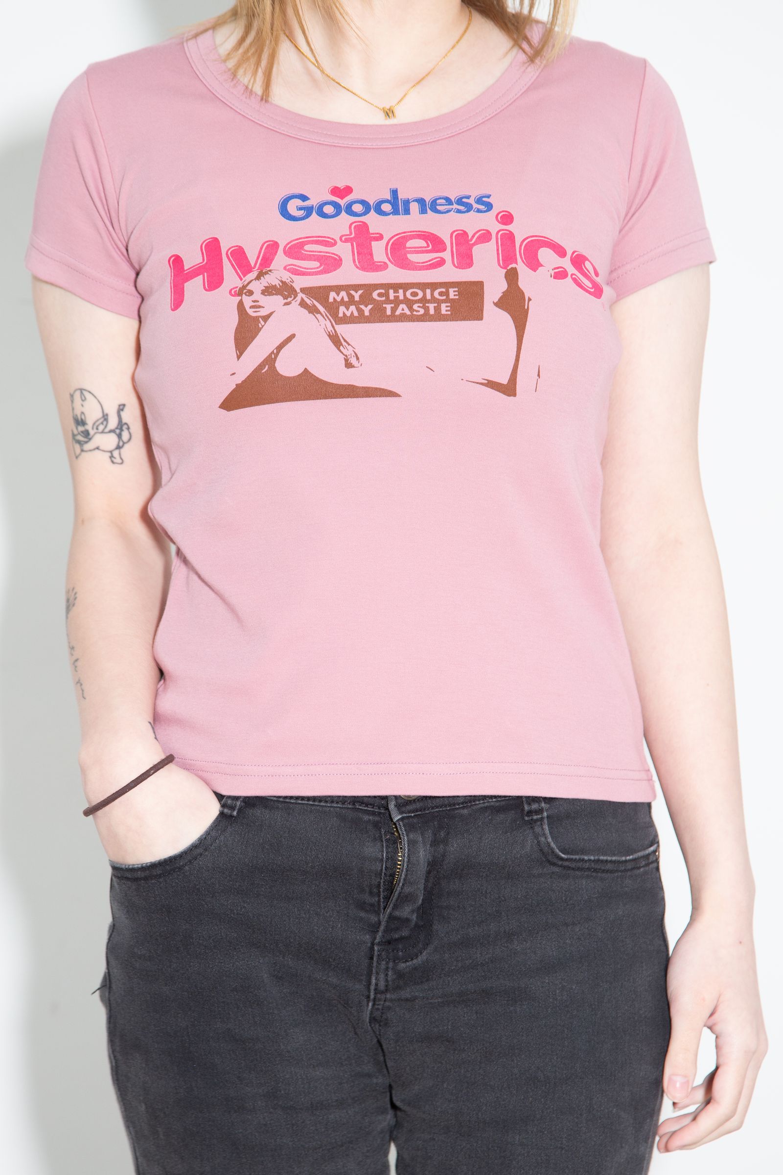 GOODNESS チビTシャツ / ピンク