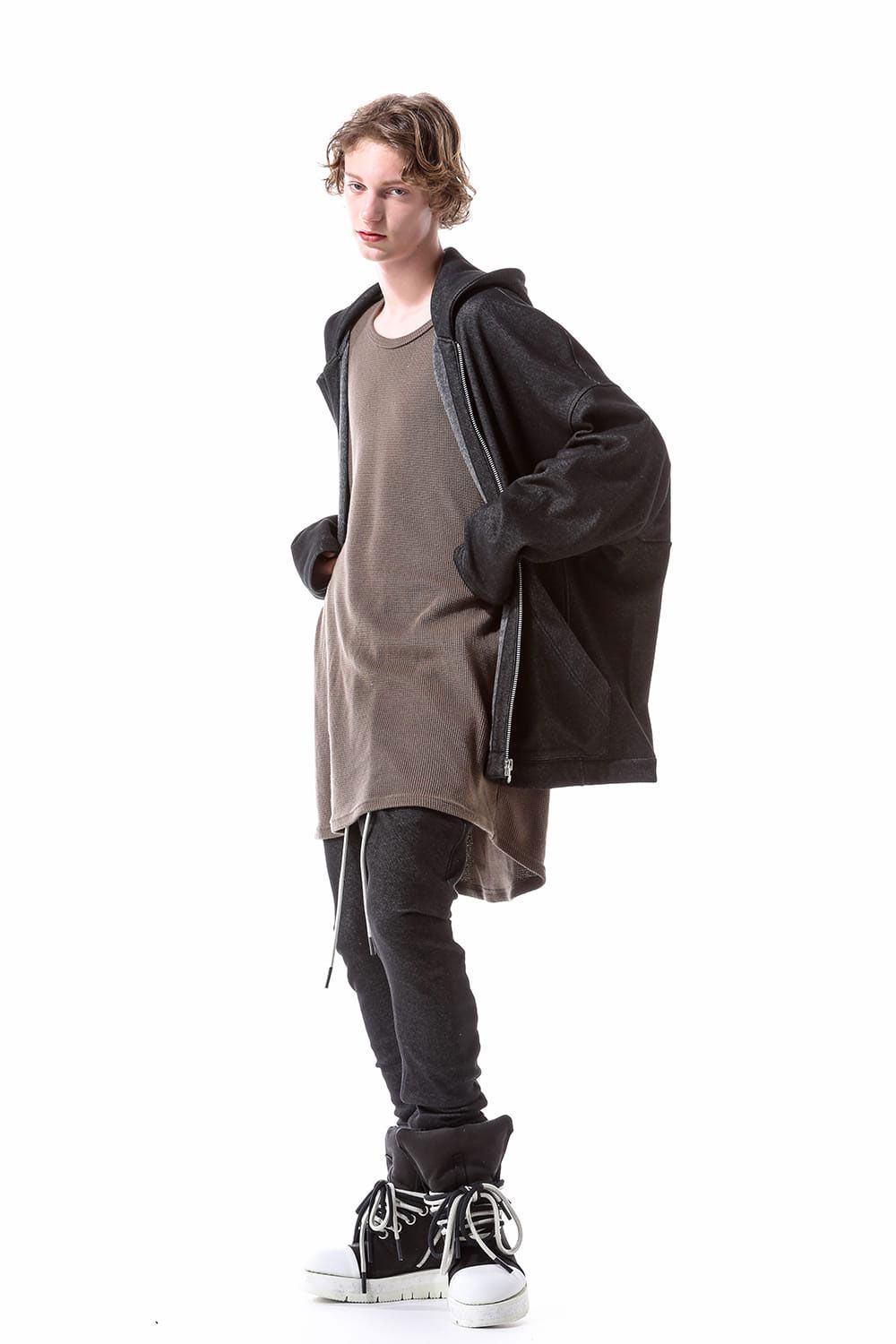 ボンバーヒートサルエルスキニースウェットラストパンツ / Bomber Heat Sarouel Skinny / ブラック / ag-10057