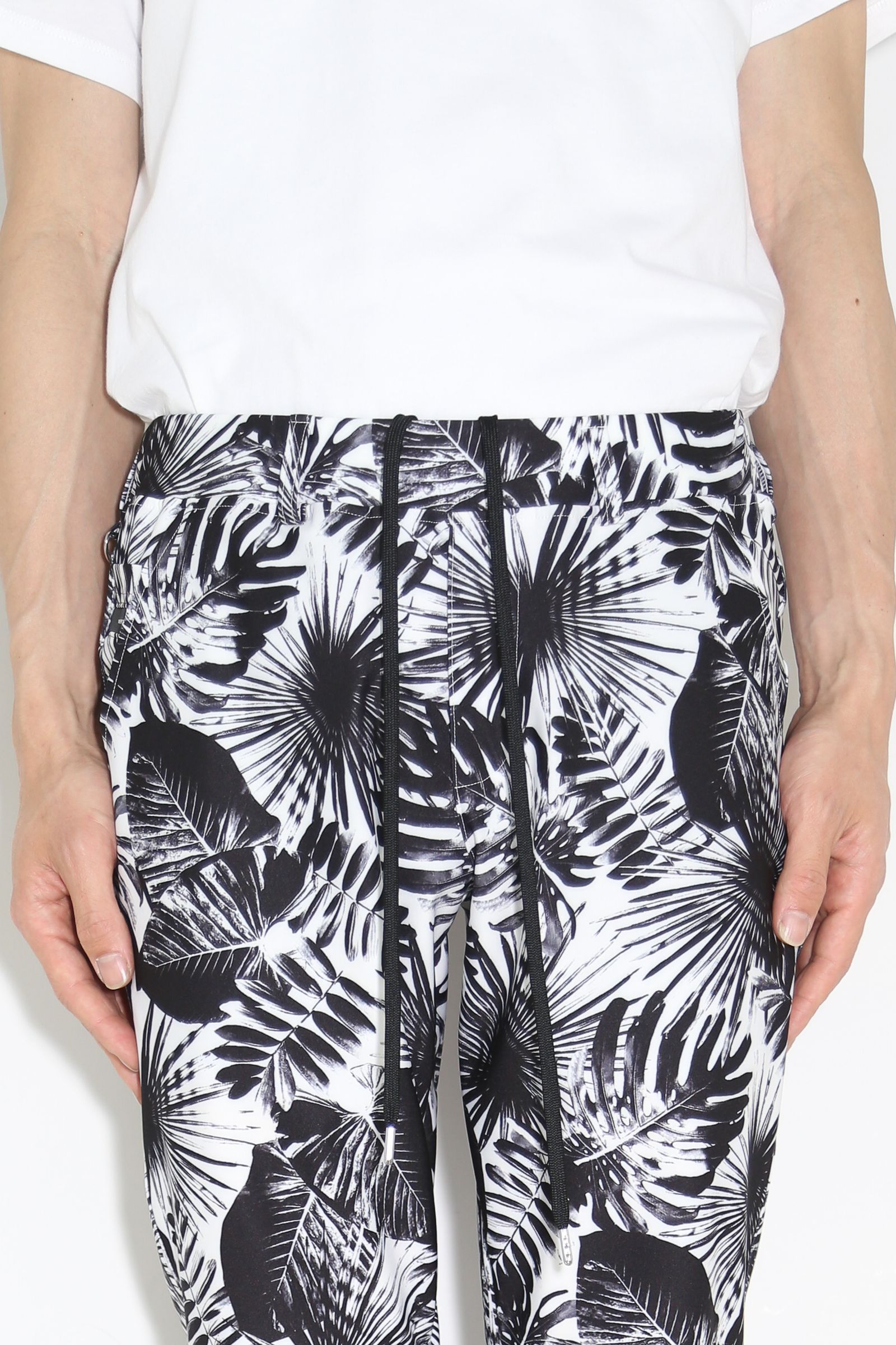 CHRIS EASY PANTS / リーフブラック