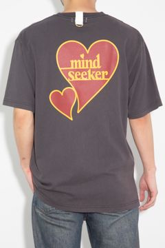 [ラスト1点 サイズ3] HEART LOGO PIGMENT TEE / スミブラック