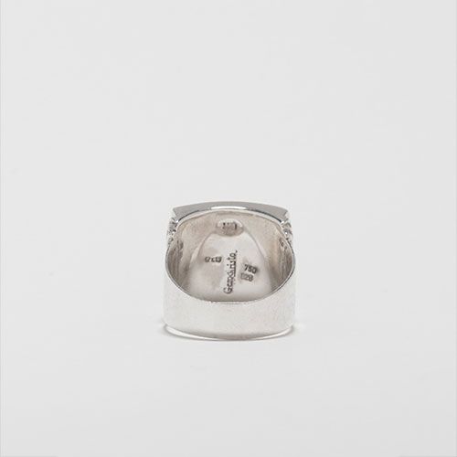 Monastiraki Cross Pattern Square Ring / GR001
