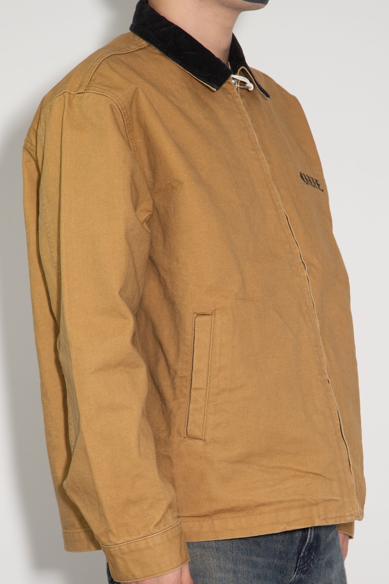 ［ラスト1点 サイズL］VINTAGE REPRODUCT CORDURY COLLAR DUCK JACKET / キャメル