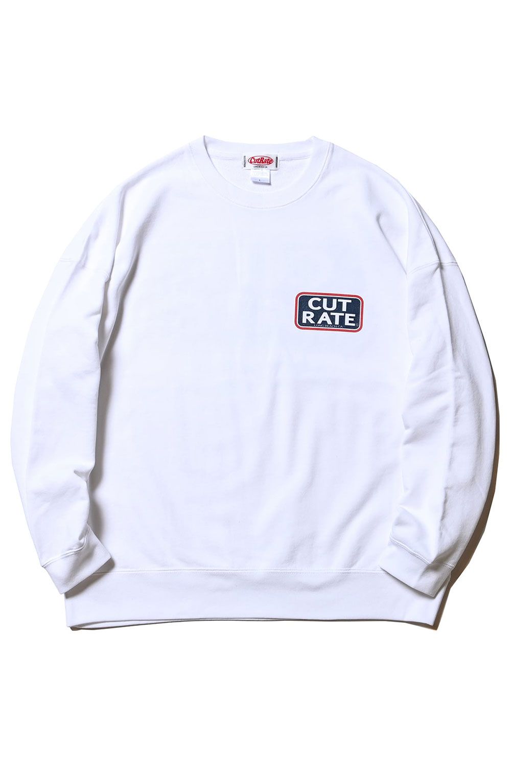 BOX LOGO DROPSHOULDER CREW NECK SWEAT / ホワイト