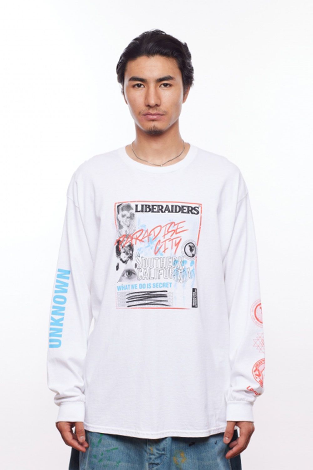 PARADISE CITY L/S TEE / ホワイト