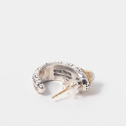 Santorini Hoop Earrings（Pearl） / GA008