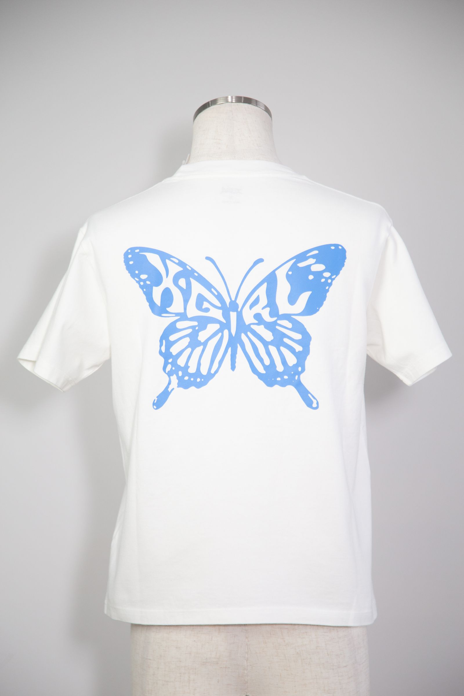 BUTTERFLY SILHOUETTE LOGO S/S TEE / ホワイト