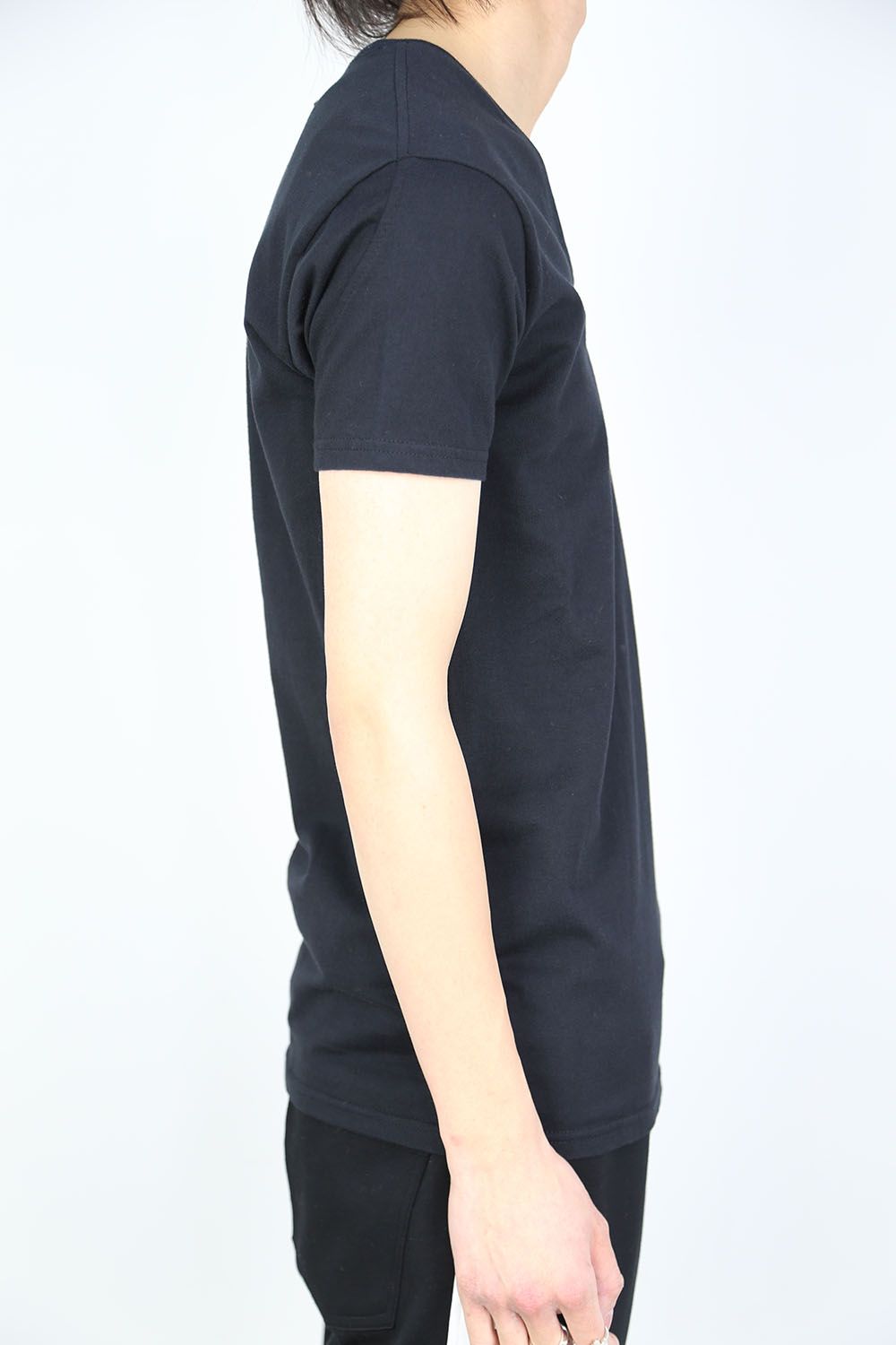 【人気定番商品】V-neck C/S S/S / ブラック