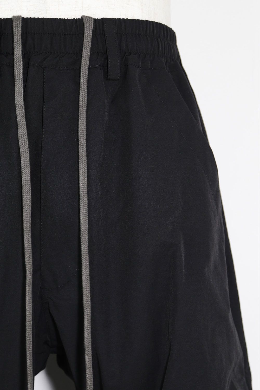 ナイロンタックバギーパンツ / Tuck Baggy Pants / ブラック / ag-9021-2