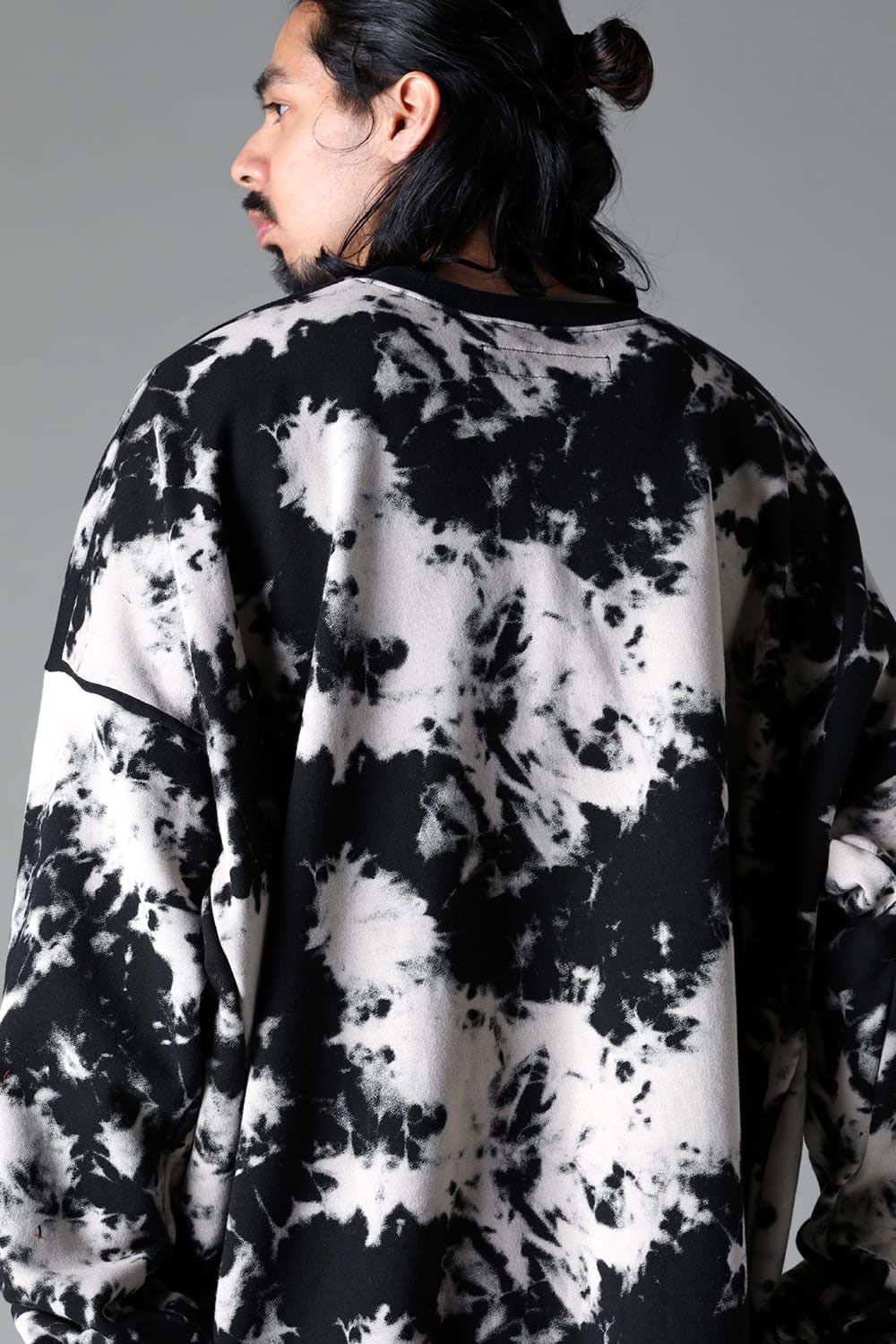 ジャンボクルーネック / JUMBO CREW NECK / ブラック×アイボリー / g-12085-1
