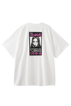 BOX LOGO AND FACE S/S BIG TEE DRESS / ホワイト