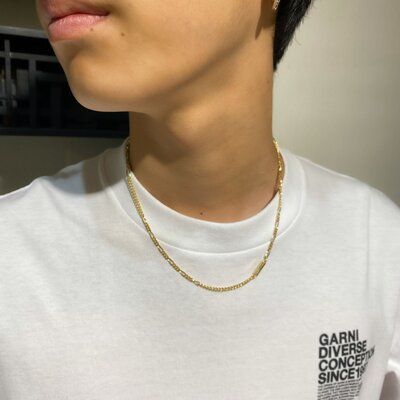 Mix Chain Necklace / ゴールド