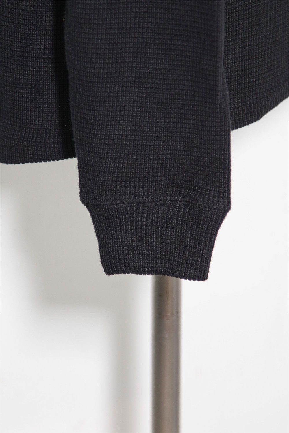 リブニットオーバーサイズトップ / Rib Knit Over Size Top / ブラック / ag-10093-2