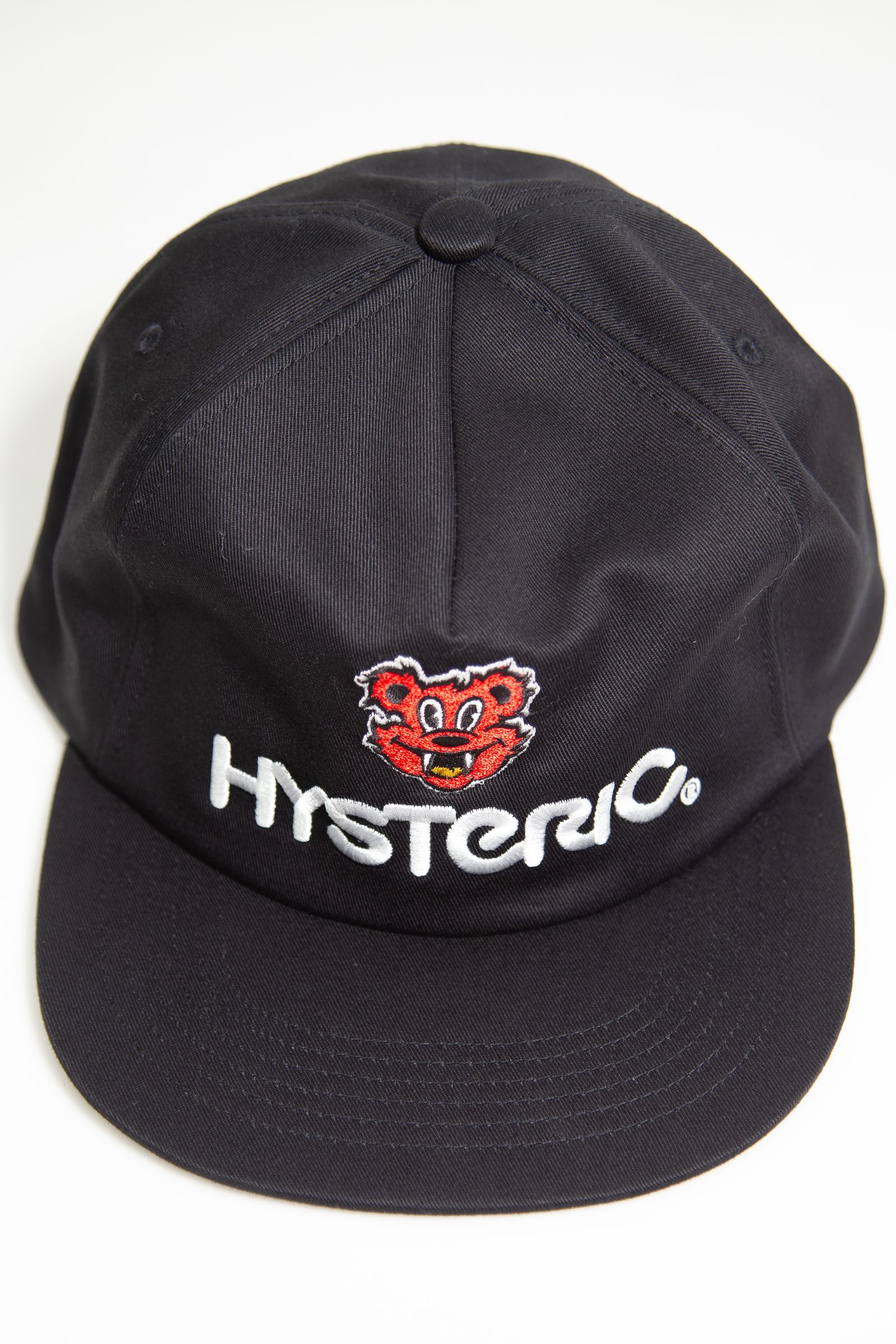 [購入は1人1点まで] FIRE BEAR MAGAZINE刺繍 キャップ / ブラック