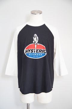 GIRL ON THE TOP 七分袖Tシャツ / ブラック