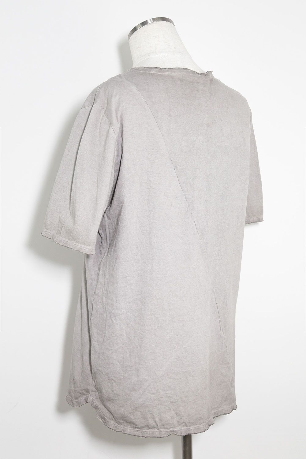 コットンオーバーサイズTシャツ / OVERSIZED T-SHIRT / ライトグレー