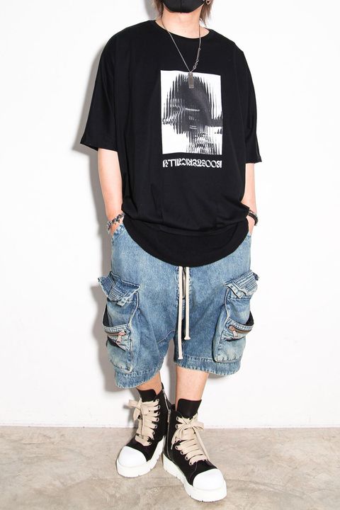 大人のデニムショーツ