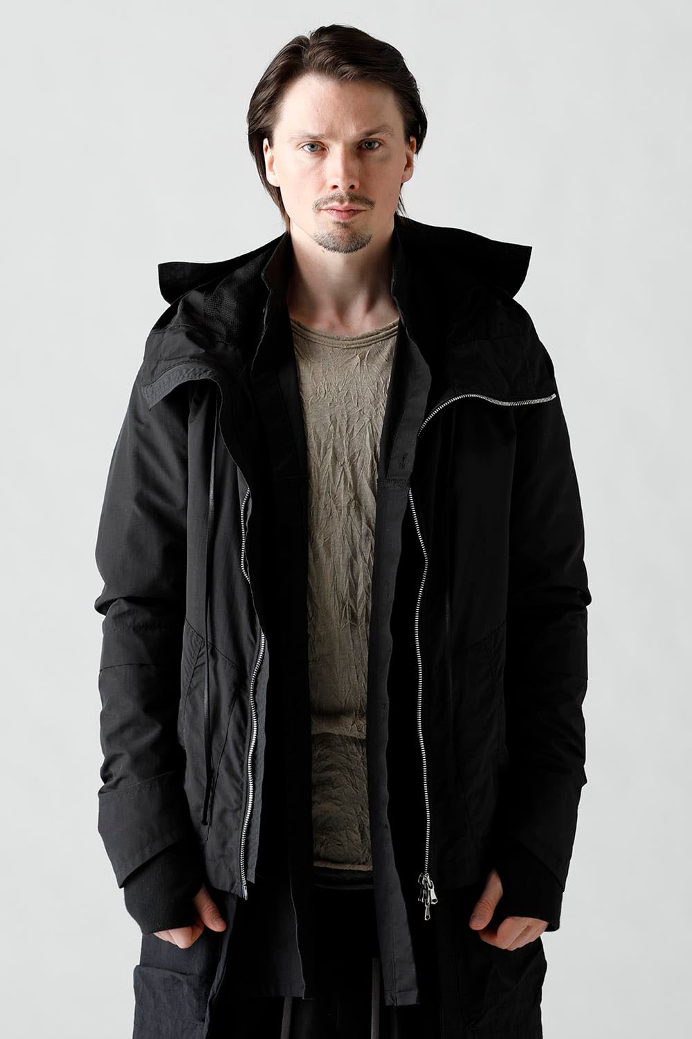 Nylon Hoodie Blouson / ブラック