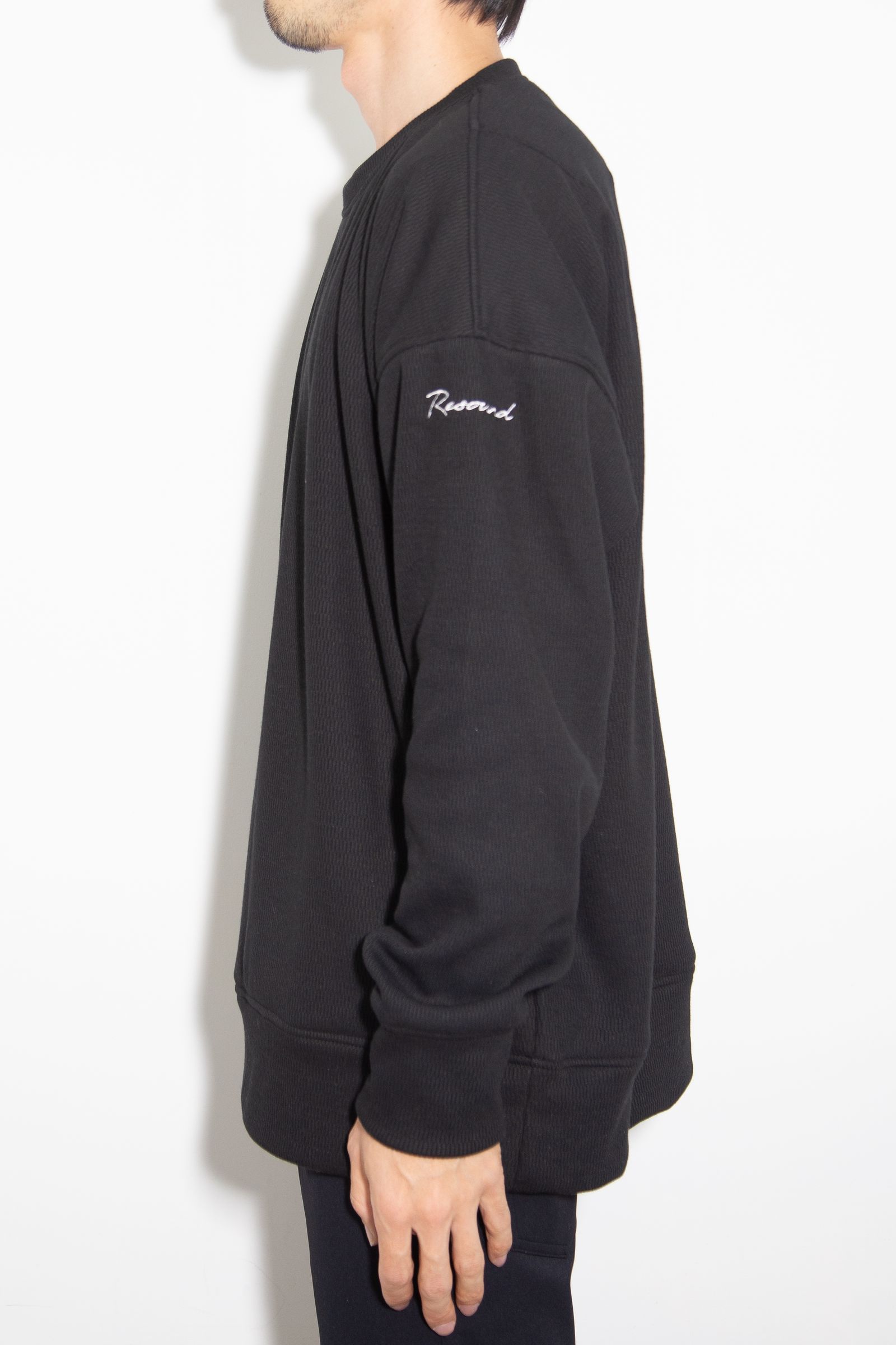 【人気継続商品】 thermal loose trainer / ブラック
