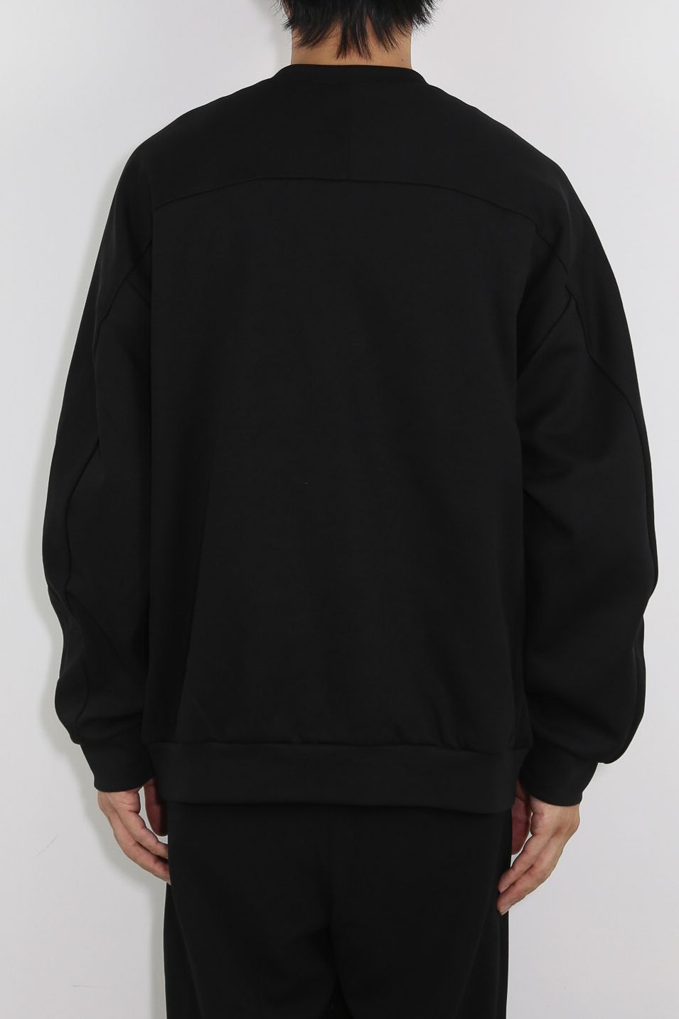 CO/PE DOUBLE KNIT SWEAT SHIRTS / ブラック