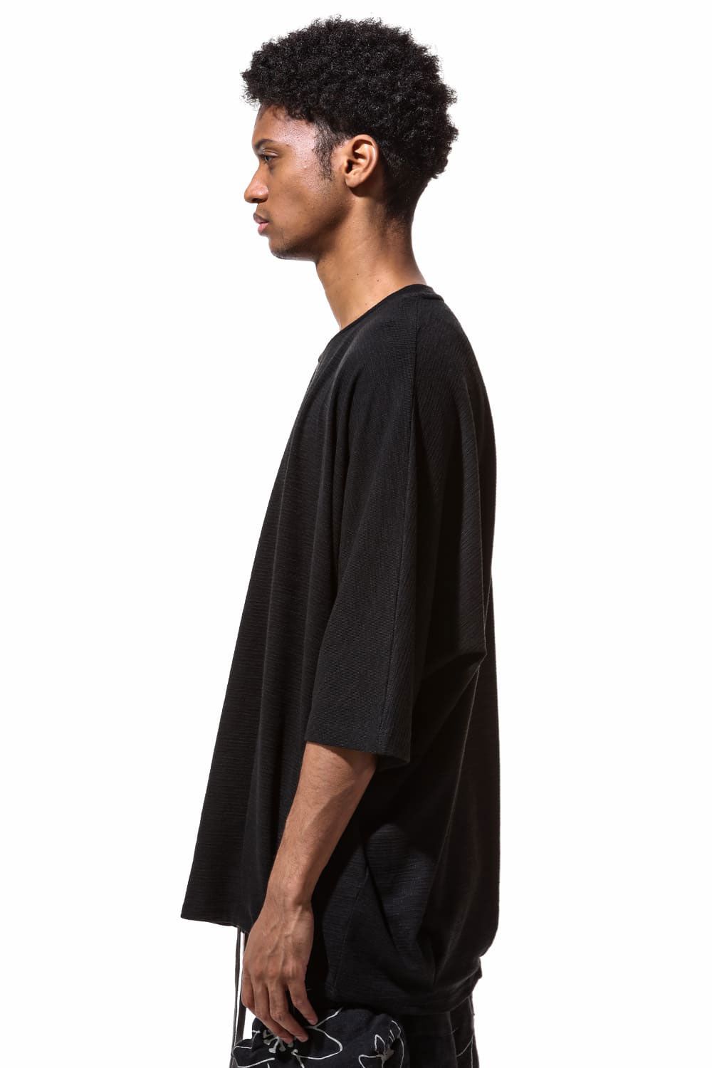 サーフニットタックドルマンTシャツ / Tuck Dolman Tee / ブラック / ag-9078